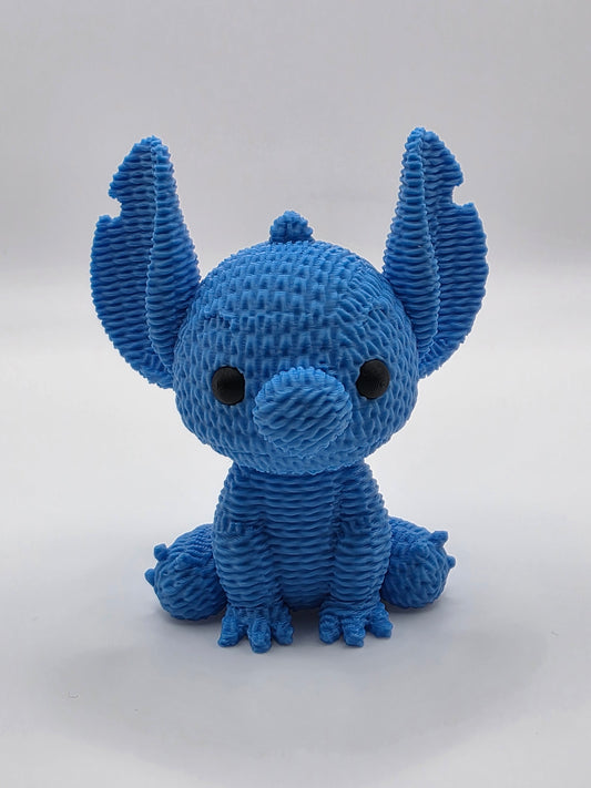 Cute Knitted Stitch – 3D Printed Toy