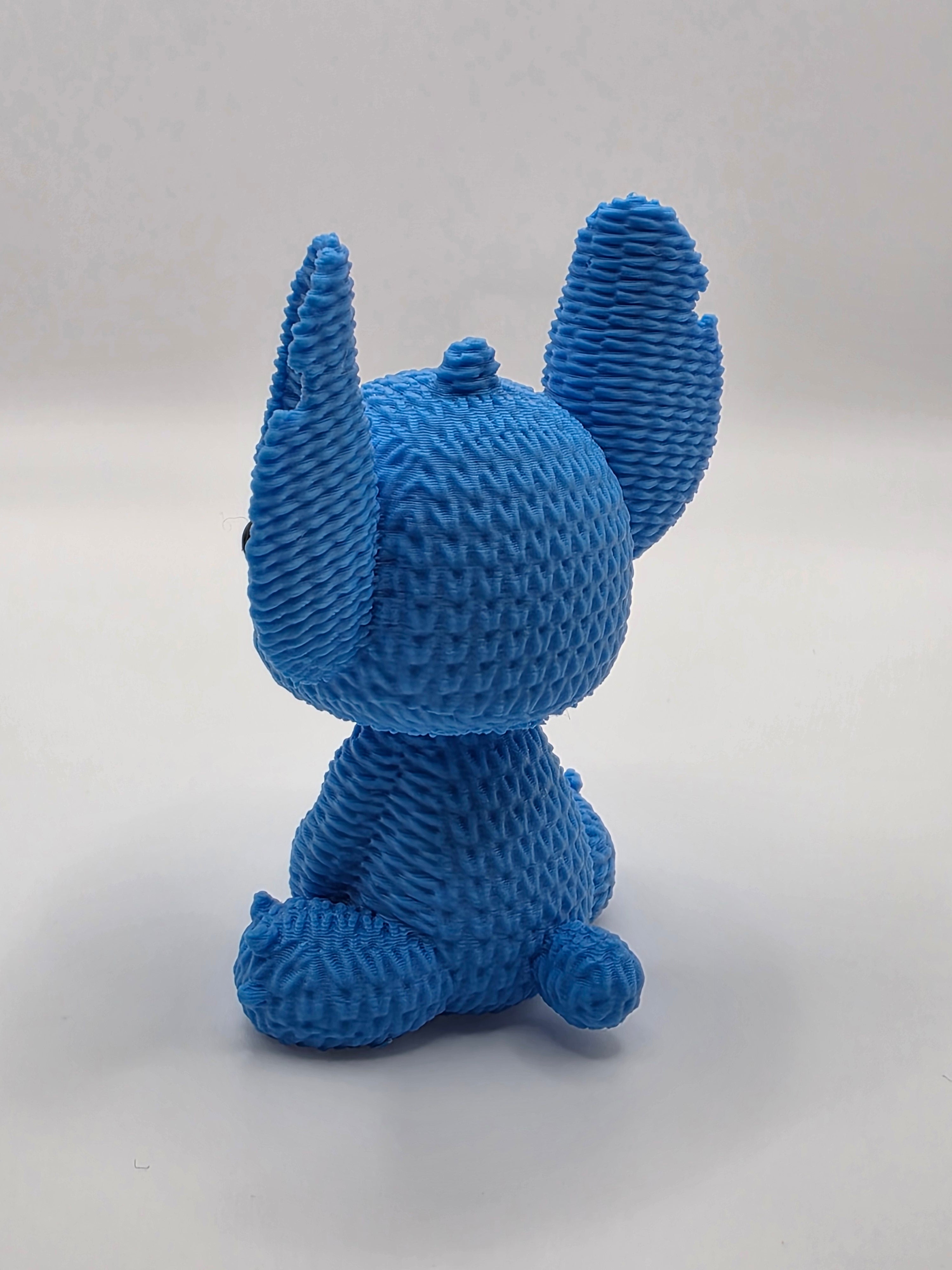 Cute Knitted Stitch – 3D Printed Toy