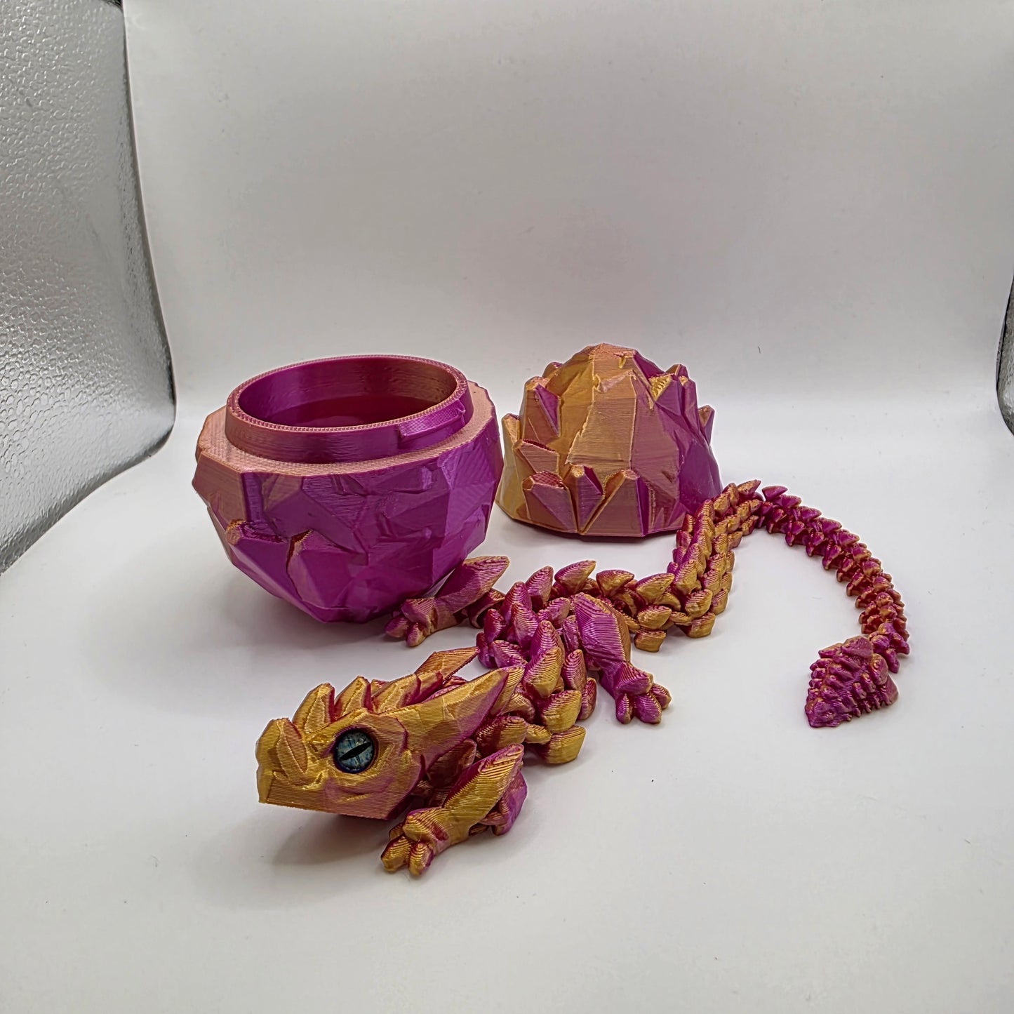 3D Printed Crystal Dragon Egg