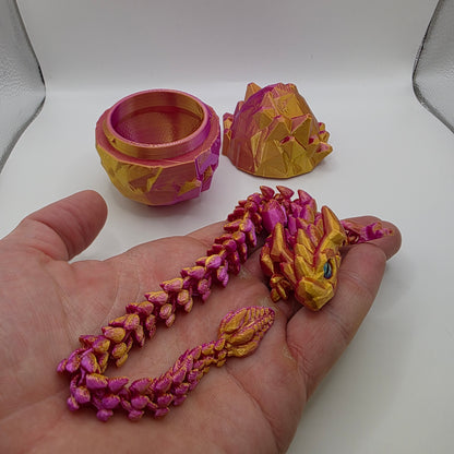 3D Printed Crystal Dragon Egg
