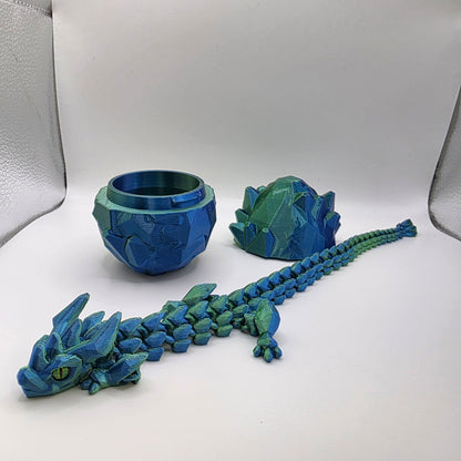 3D Printed Crystal Dragon Egg
