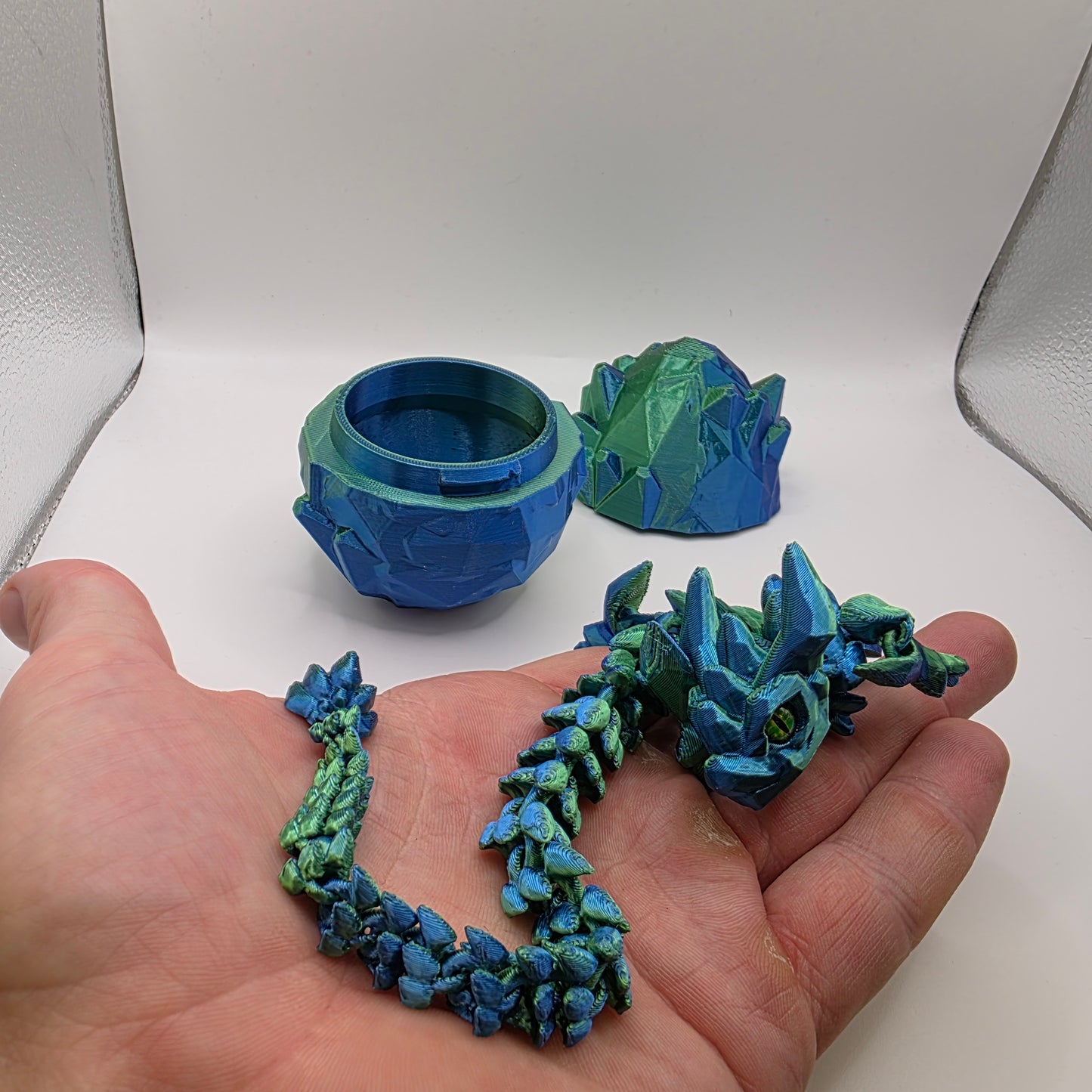 3D Printed Crystal Dragon Egg