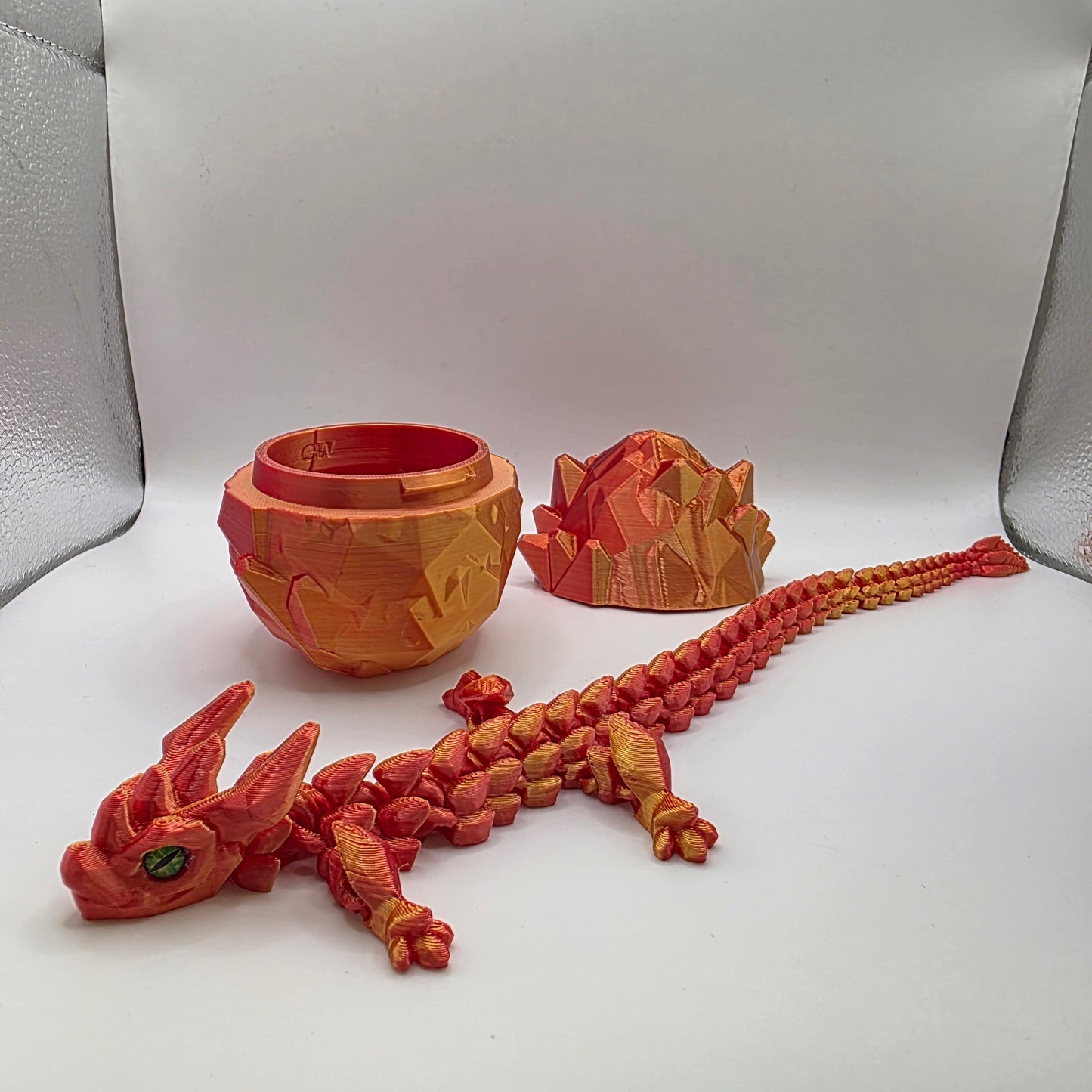 3D Printed Crystal Dragon Egg