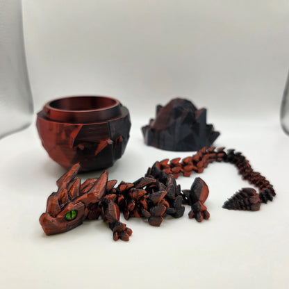 3D Printed Crystal Dragon Egg