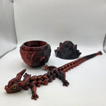 3D Printed Crystal Dragon Egg