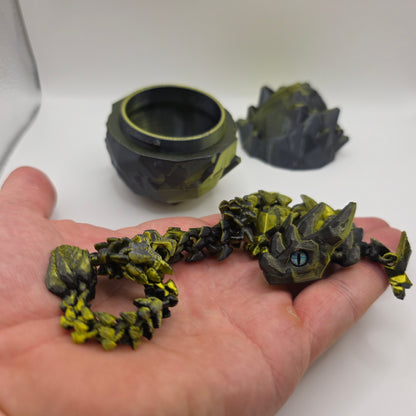 3D Printed Crystal Dragon Egg