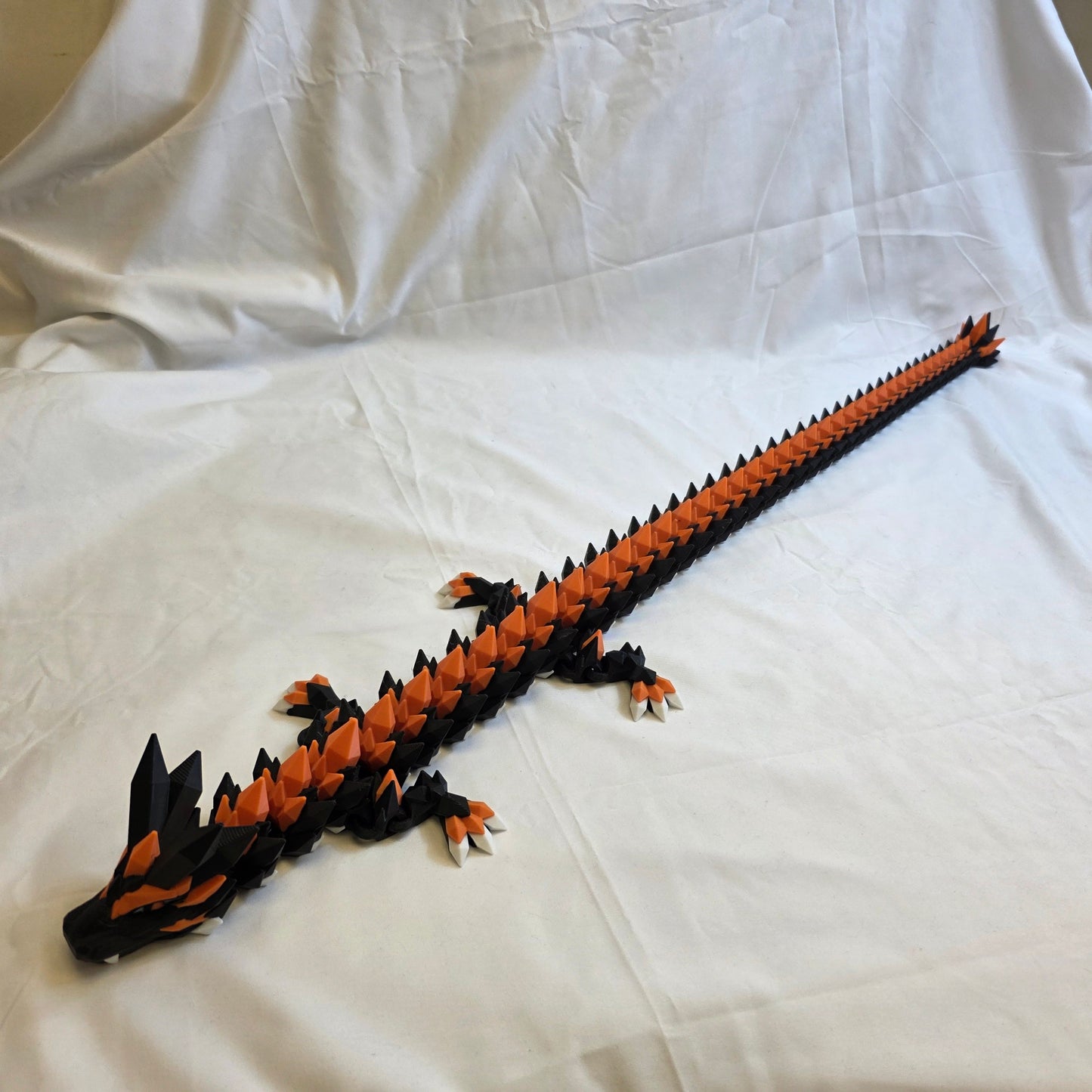 82cm Triple Colour 3D Printed Dragon