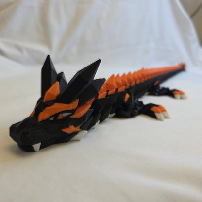 82cm Triple Colour 3D Printed Dragon