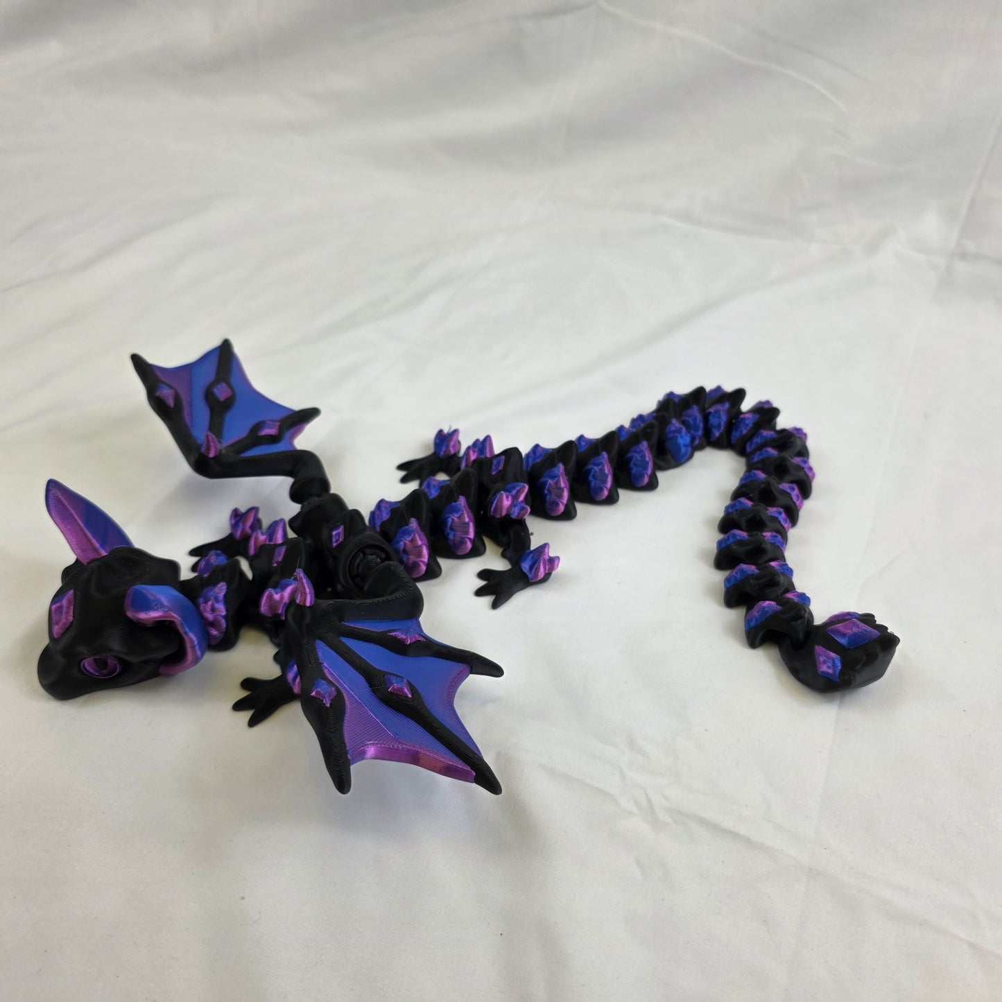 Nightstone Dragon – 3D Printed Articulated Fantasy Showpiece