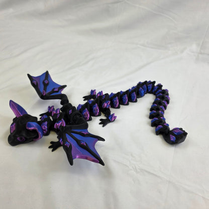 Nightstone Dragon – 3D Printed Articulated Fantasy Showpiece