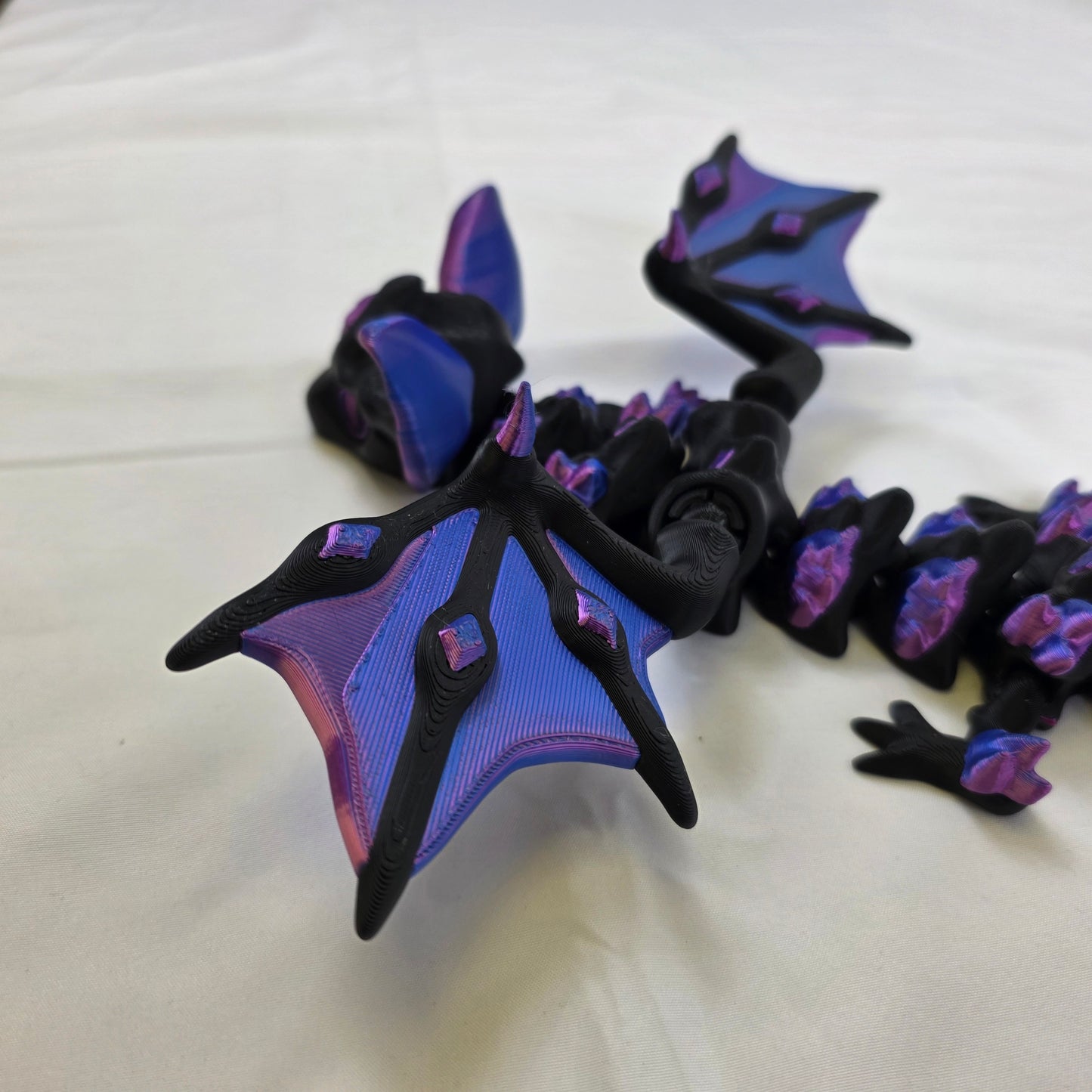 Nightstone Dragon – 3D Printed Articulated Fantasy Showpiece