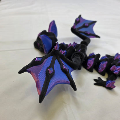 Nightstone Dragon – 3D Printed Articulated Fantasy Showpiece