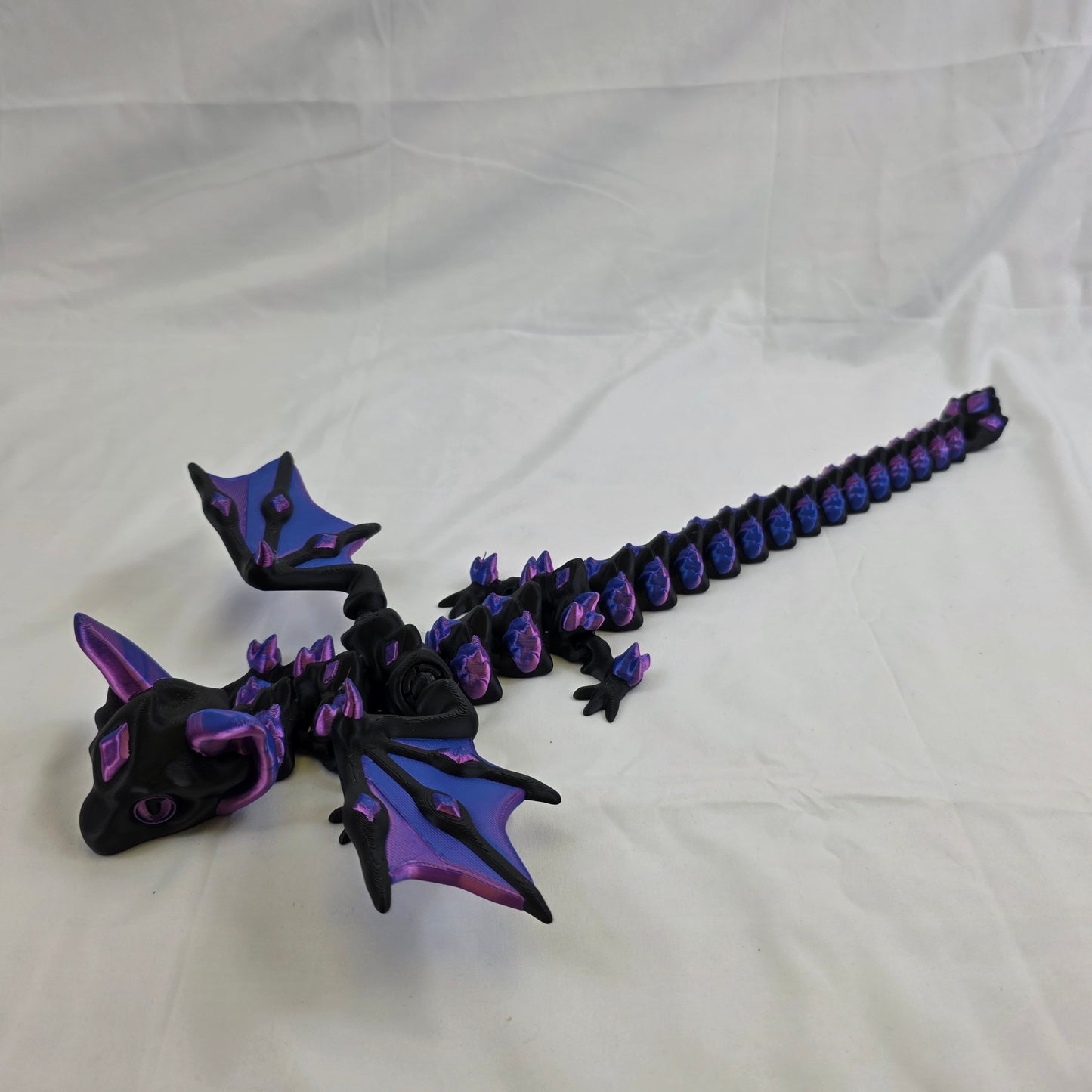 Nightstone Dragon – 3D Printed Articulated Fantasy Showpiece
