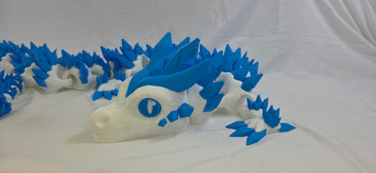 7 Foot Titan Frost Dragon – Giant 3D Printed Articulated Fantasy Centrepiece