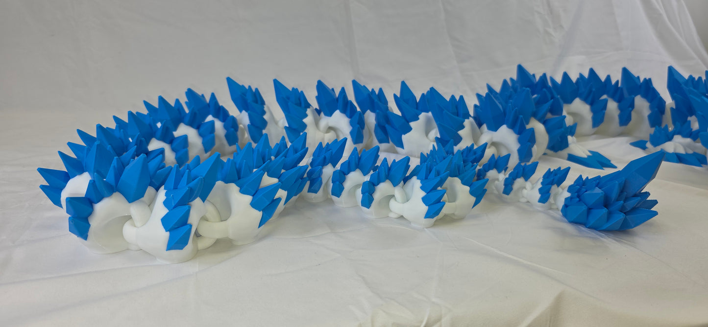 7 Foot Titan Frost Dragon – Giant 3D Printed Articulated Fantasy Centrepiece