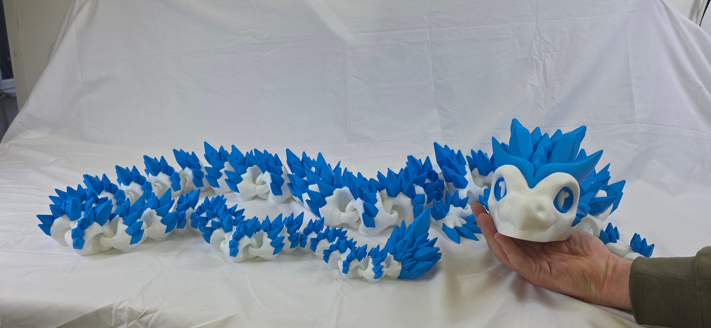 7 Foot Titan Frost Dragon – Giant 3D Printed Articulated Fantasy Centrepiece