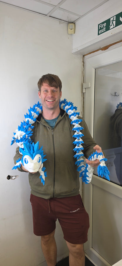 7 Foot Titan Frost Dragon – Giant 3D Printed Articulated Fantasy Centrepiece