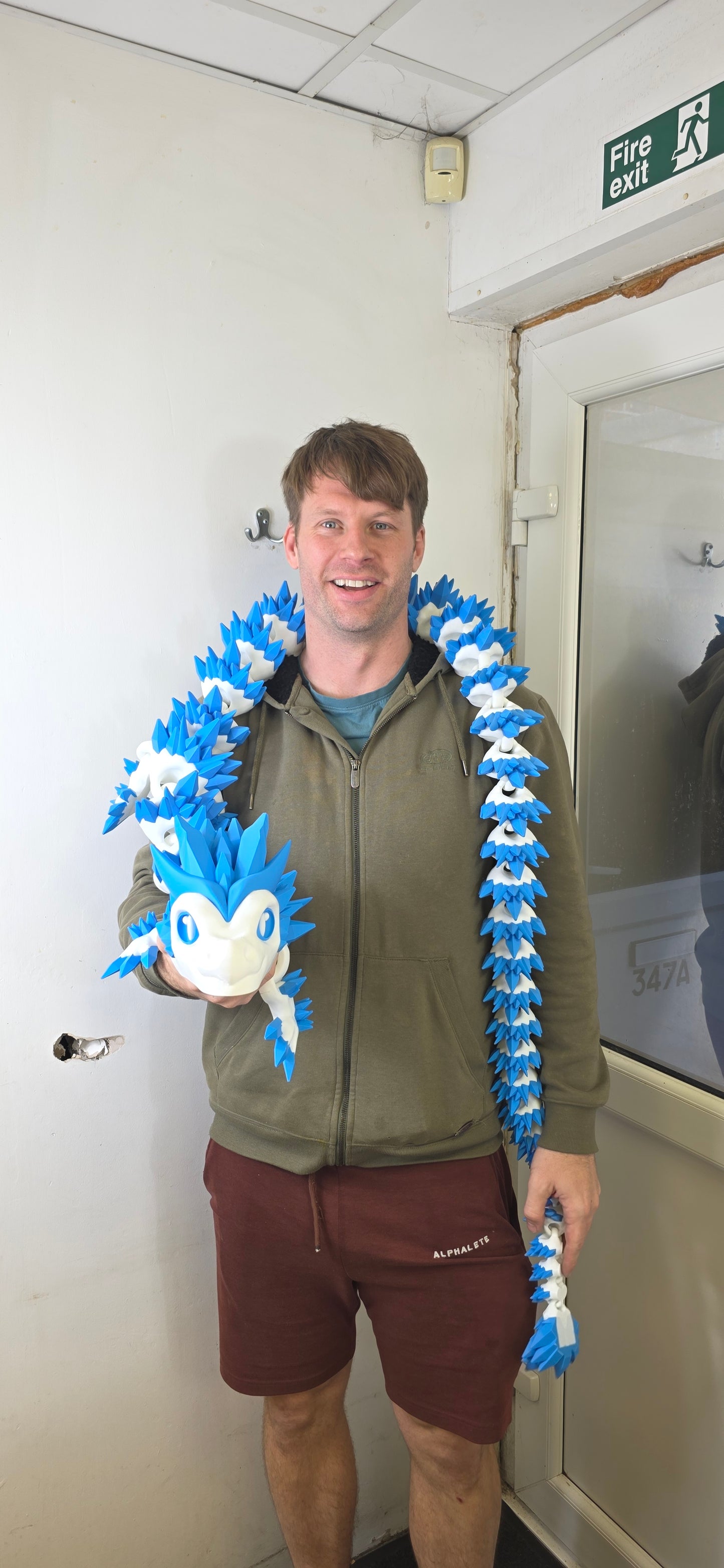 7 Foot Titan Frost Dragon – Giant 3D Printed Articulated Fantasy Centrepiece