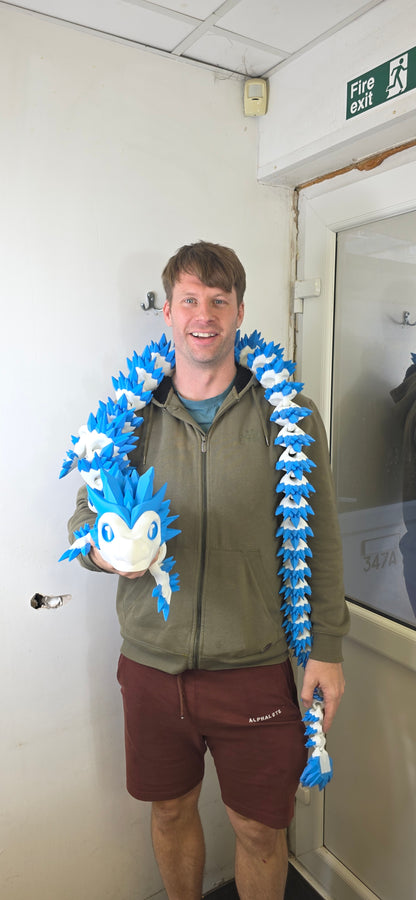 7 Foot Titan Frost Dragon – Giant 3D Printed Articulated Fantasy Centrepiece