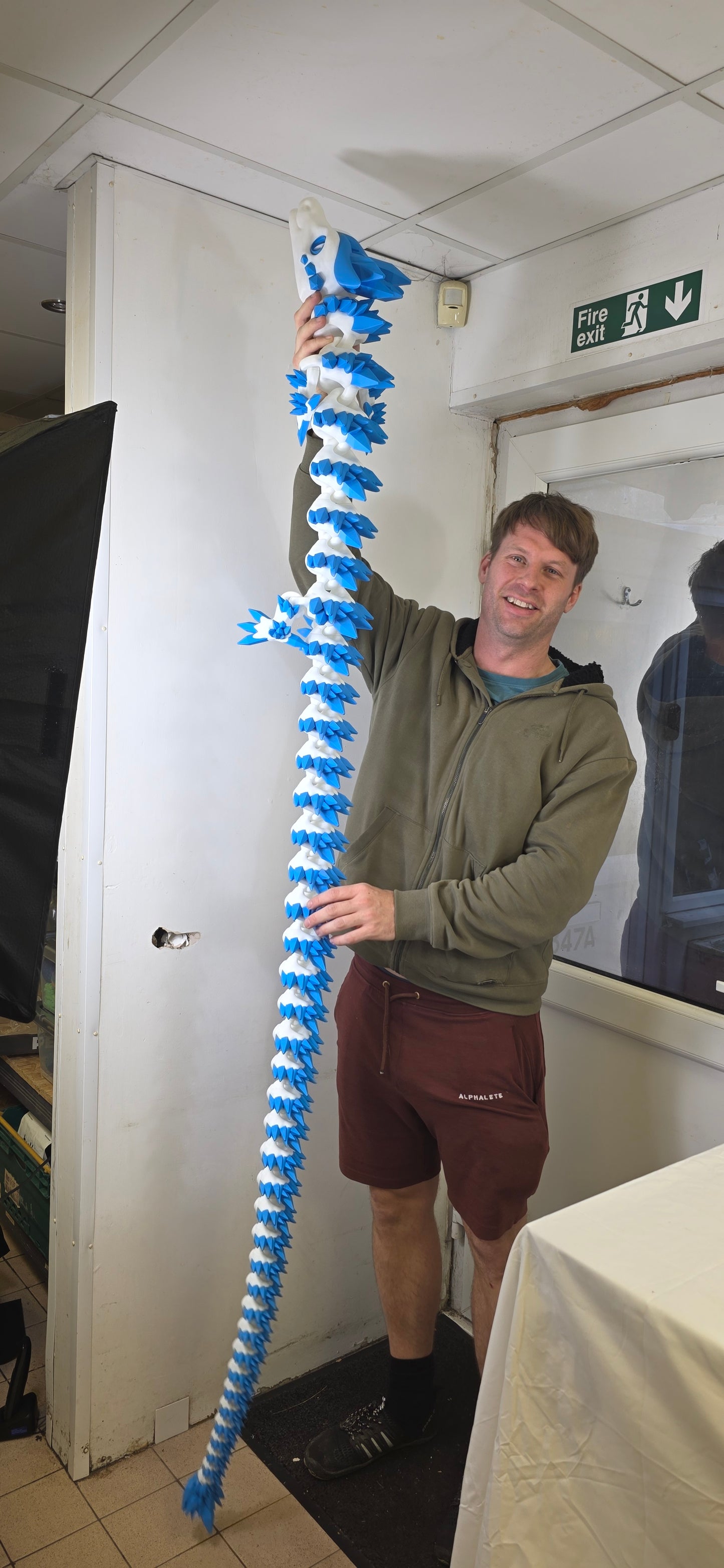 7 Foot Titan Frost Dragon – Giant 3D Printed Articulated Fantasy Centrepiece