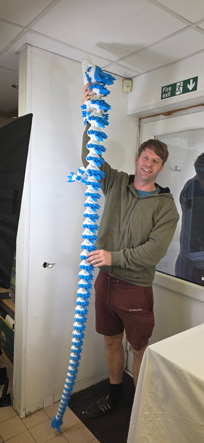 7 Foot Titan Frost Dragon – Giant 3D Printed Articulated Fantasy Centrepiece