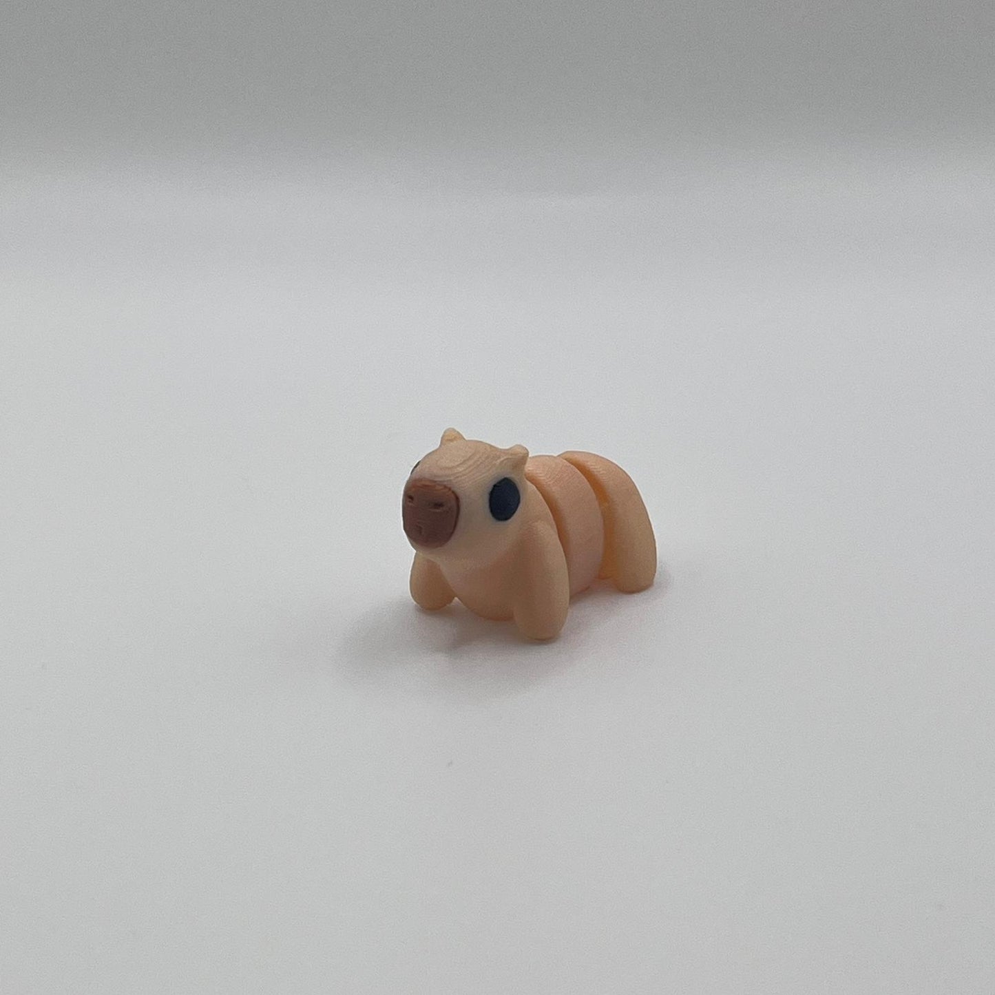 Mini Capybara Figurine – 3D Printed Pocket-Sized Animal Collectible