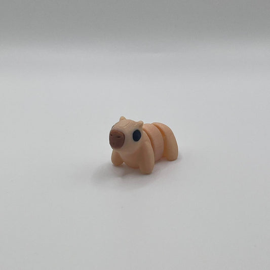 Mini Capybara Figurine – 3D Printed Pocket-Sized Animal Collectible
