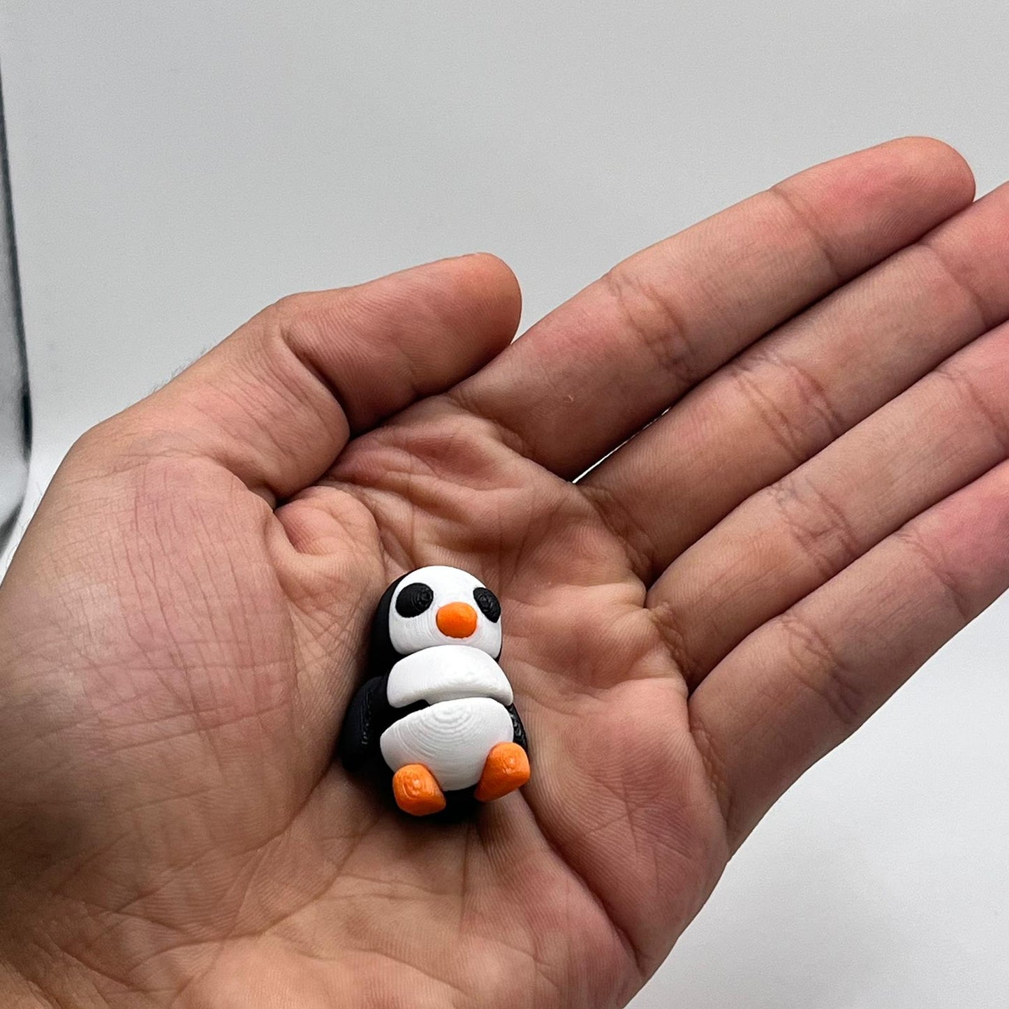 Mini Penguin Figurine – 3D Printed Pocket-Sized Animal Collectible