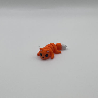 Mini Fox Figurine – 3D Printed Articulated Animal Collectible