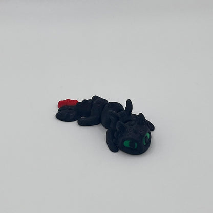 Mini Night Dragon – 3D Printed Articulated Collectible