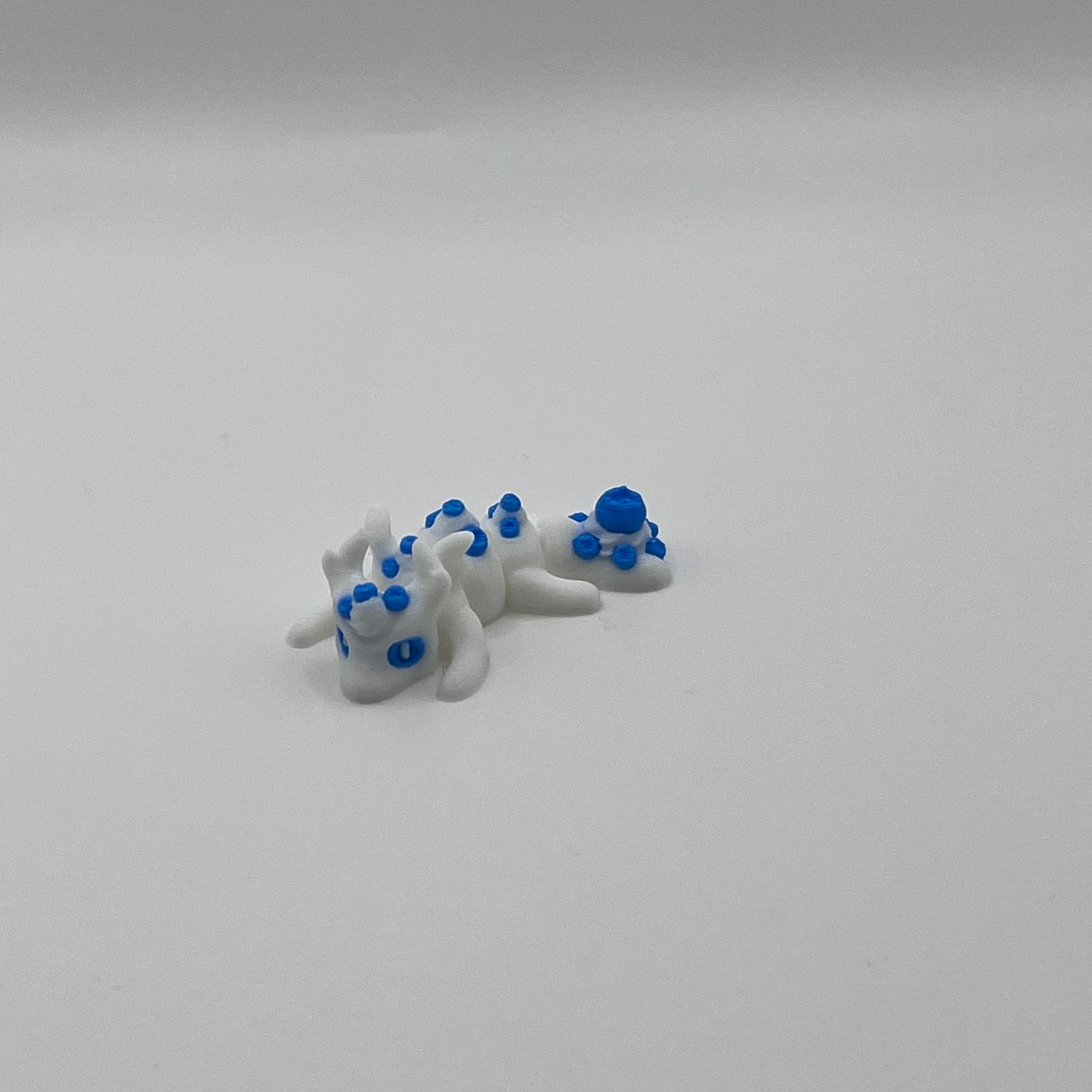 Blueberry Dragon – 3D Printed Articulated Fantasy Collectible