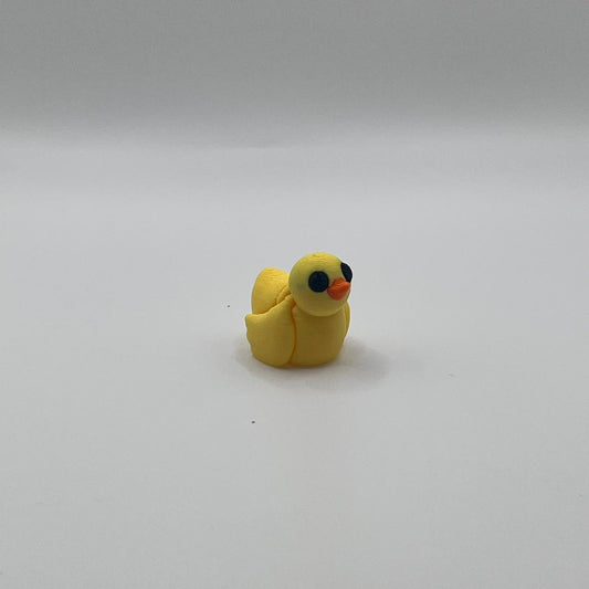 Mini Duckling Figurine – 3D Printed Pocket-Sized Animal Collectible