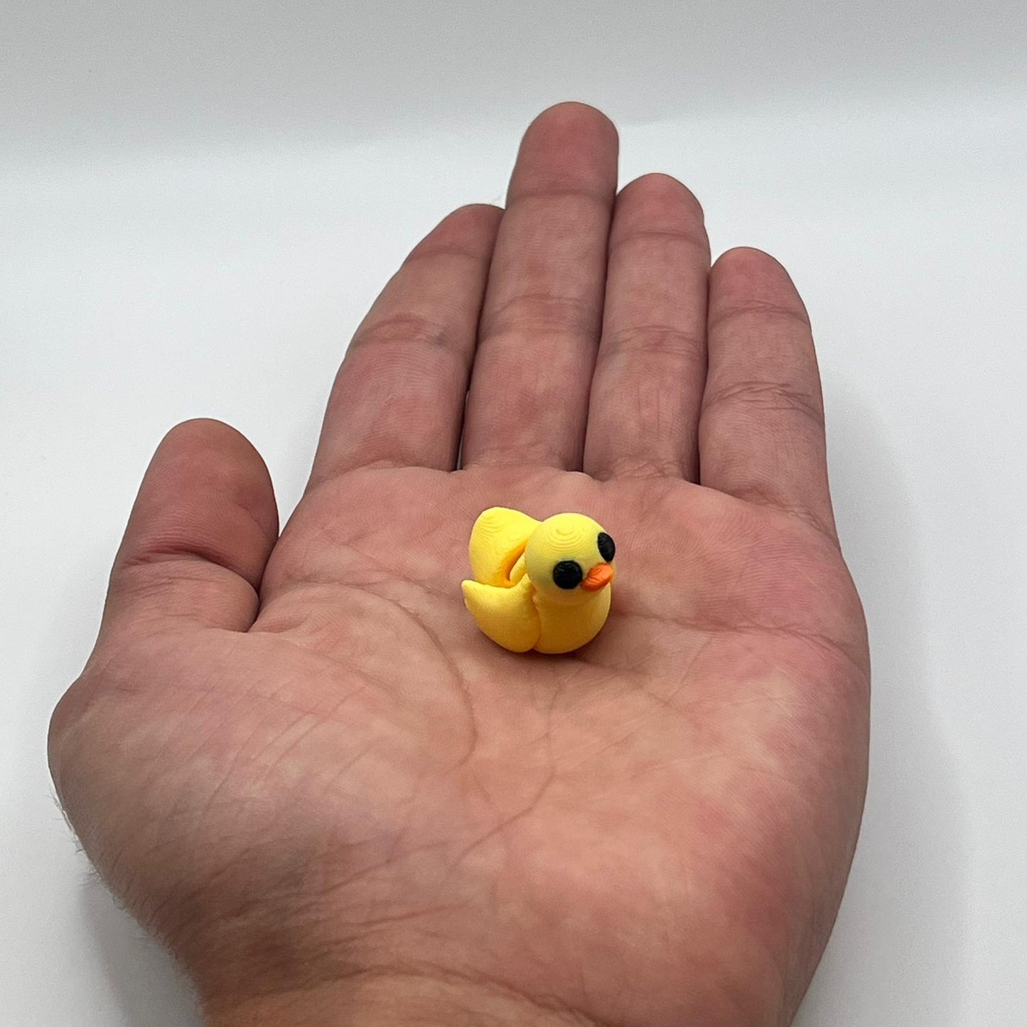 Mini Duckling Figurine – 3D Printed Pocket-Sized Animal Collectible