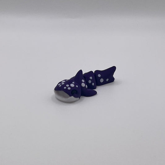 Mini Whale Shark Figurine – 3D Printed Articulated Ocean Collectible