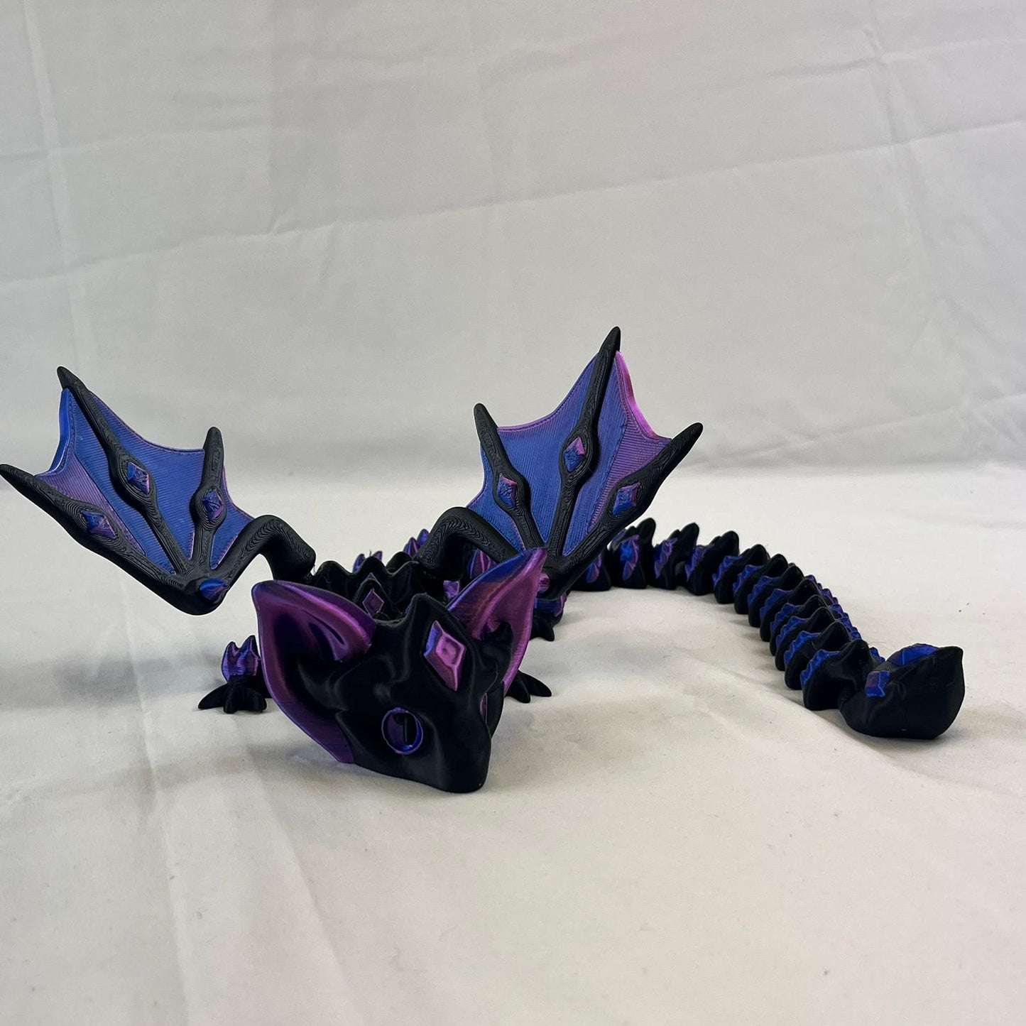 Nightstone Dragon – 3D Printed Articulated Fantasy Showpiece