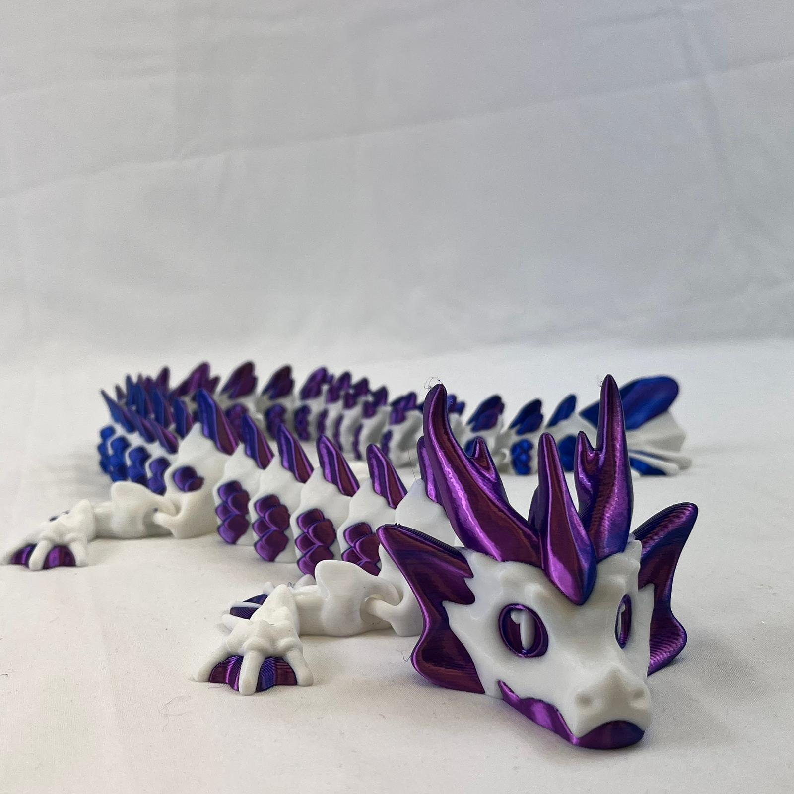 Wavepiercer Dragon – 3D Printed Articulated Fantasy Showpiece