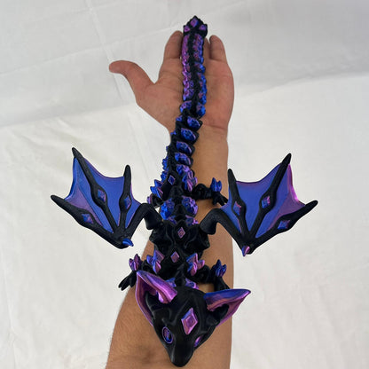 Nightstone Dragon – 3D Printed Articulated Fantasy Showpiece