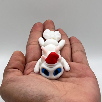 Festive Lightfury Dragon – 3D Printed Articulated Holiday Collectible