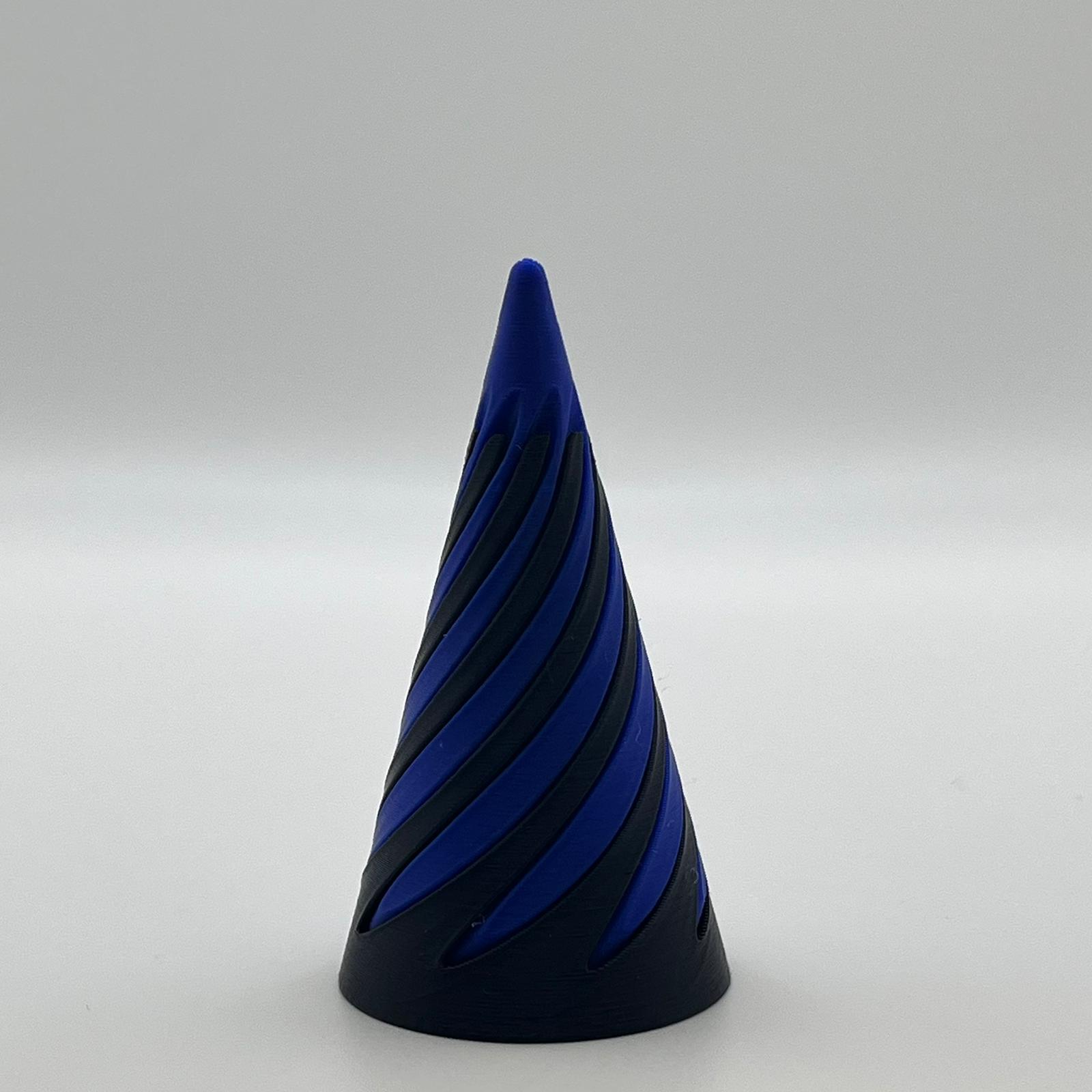 Spiral Cone Desk Toys – 3D Printed Modern Décor & Fidget Fun