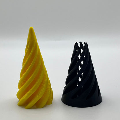 Spiral Cone Desk Toys – 3D Printed Modern Décor & Fidget Fun