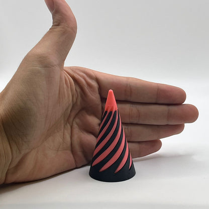 Spiral Cone Desk Toys – 3D Printed Modern Décor & Fidget Fun