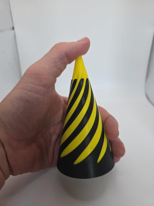 Giant Impossible Pass Through – 12cm Spiral Fidget Cone
